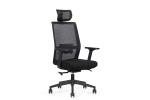 Conjoined Armrest Swivel Mesh Office Chair , Dia60mm Wire Net Chair