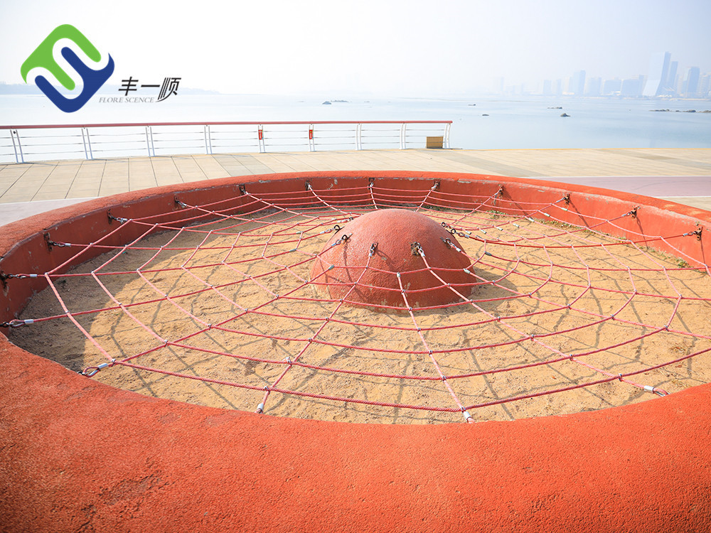 Fiber Wire Reinforced Rope 18mm 6 Strands For Kids Playground Equipment