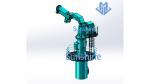Electric Hydraulic Foldable Boom Marine Crane Installed On Multi Purpose Vessel