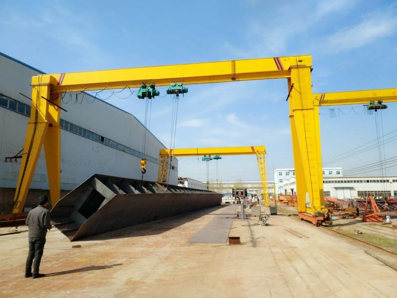 Customized Design span 15m Single Girder Gantry Crane 10ton 15 Ton For Industrial Factory