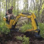 1200kg Mini Crawler Excavator CE Approved Excavation Machine With Cabin