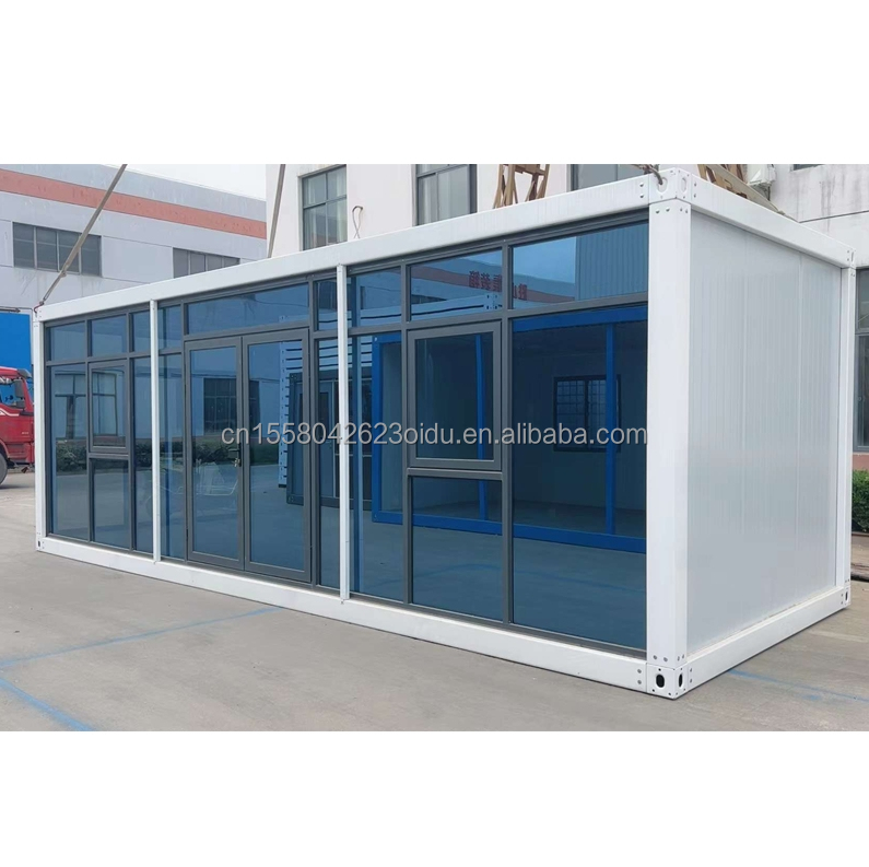 Galvanized Steel Square Tubes Customizable Prefabricated Container for Family Living or Office Combination Solution