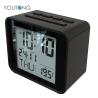 Buy cheap YT60142 Battery Powered Black Atomic Calendar Desktop Clock with Back Light from wholesalers