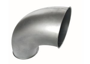 Wholesale 180mm Dust Extraction Pipe Rolled Edge 90 Degree Bend Galvanised Steel from china suppliers