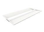 2x2 2x4 Led Troffer Fixture Steel Sheet 30w 40w Pc Cover 130lm/W
