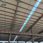 Prefabricated Modern Structural Steel Building Frame Workshop Green Light Metal