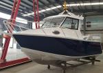 Center Cabin Aluminum Fishing Boats 8m / 26ft Basic length corrosion resistance