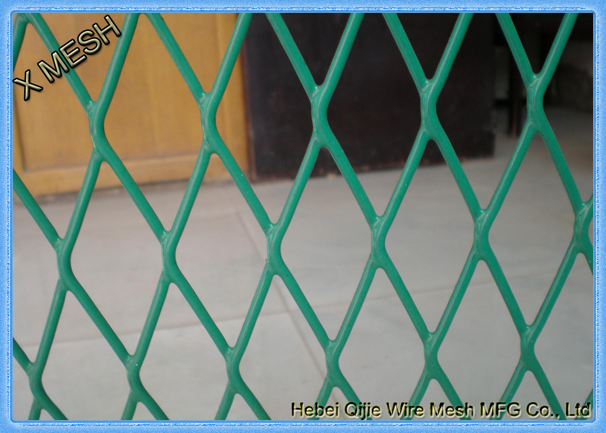 Perforated Aluminium Expanded Metal Mesh Screen Anodized Finish Surface Decorative