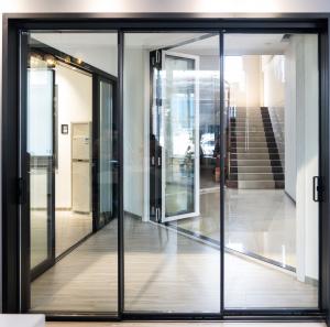 Wholesale Minimalism Three Track Aluminum Sliding Doors With Electronic Lock from china suppliers