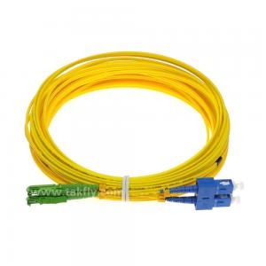 Wholesale E2000-SC Duplex Fiber Optic Cable 5 Meters FTTH Single Mode Optical Fiber Cable from china suppliers