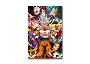 Wholesale PET Lenticular Flip 3D Lenticular Triple Transition Dragon Ball Goku Anime Poster For Wall Art Poster from china suppliers
