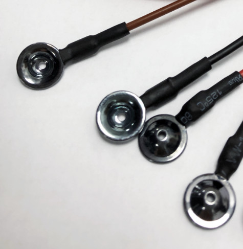 Multicolored EEG Cup Electrode With 10mm AgCL Chloride EEG Cups