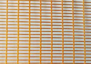 Wholesale Lightweight SGS Glass Laminated Wire Mesh 2.5m Flexible Metal Mesh Fabric from china suppliers