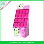 Cardboard Eye shadow display stand China retail display Manufacturer floor