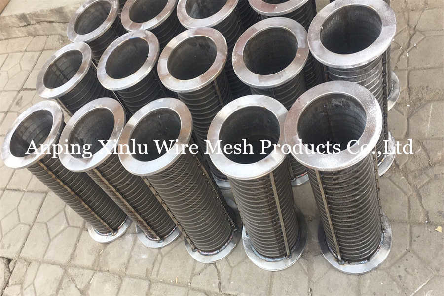 Back Flush Rotary Screen Drum Reverse Rolled SS304L Water Filter Cylinder FITO