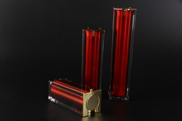 UKMS21 15ml-30ml-50ml High Grade Acrylic Square Essence Cosmetics Airless