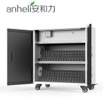 RoHS Anheli Multiple Mobile Device Tablets Charging Station Cart 36 Ports