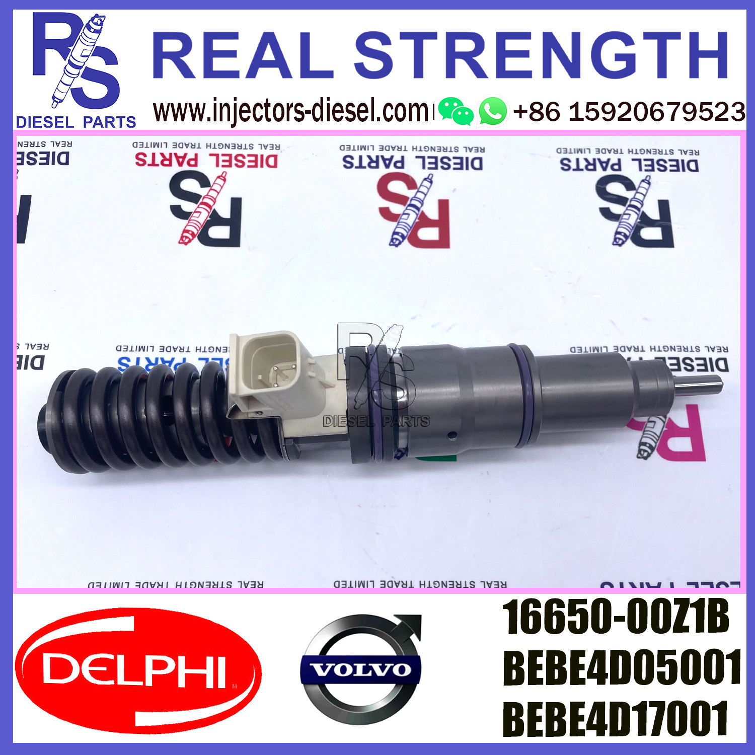 V-O-L-V Diesel Engine Fuel Injector 16650-00Z1B BEBE4D17001 16650-00Z0B BEBE4D05001 For NISSAN 12 LITRE