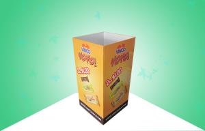 Wholesale Popular Retail Dump Bins Cardboard Promoting Cookies , Easy Assemble from china suppliers