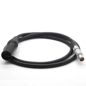Wholesale External Red Camera Monitor Cable , XLR 4 Pin To 6pin Power Cable from china suppliers