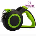 One-Handed One Button Lock & Release Outdoor Dog Lead Long Rope Dog Leash Dog