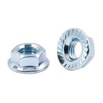 304 Stainless Steel Hexagon Spline Flange Nut DIN6923 Nylon Lock Building