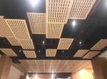 Wooden Ceiling Tiles Grooved Acoustic Wall Panels Sound Absorption Isolation