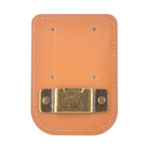 Wholesale Durable Metal Real Leather Measure Holder Tape For Belt Measuring Tape Holster Bronze Color from china suppliers