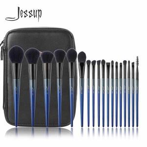 Wholesale portable No fading Blue Handle Makeup Brushes Faux Squirrel Hair from china suppliers