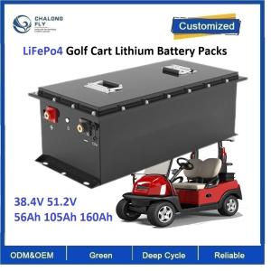 Wholesale CLF OEM ODM Rechargeable LiFePo4 Golf Cart Lithium Battery Packs 38.4V 56Ah 105Ah 160Ah Truck Forklift Bus 6000cycles from china suppliers