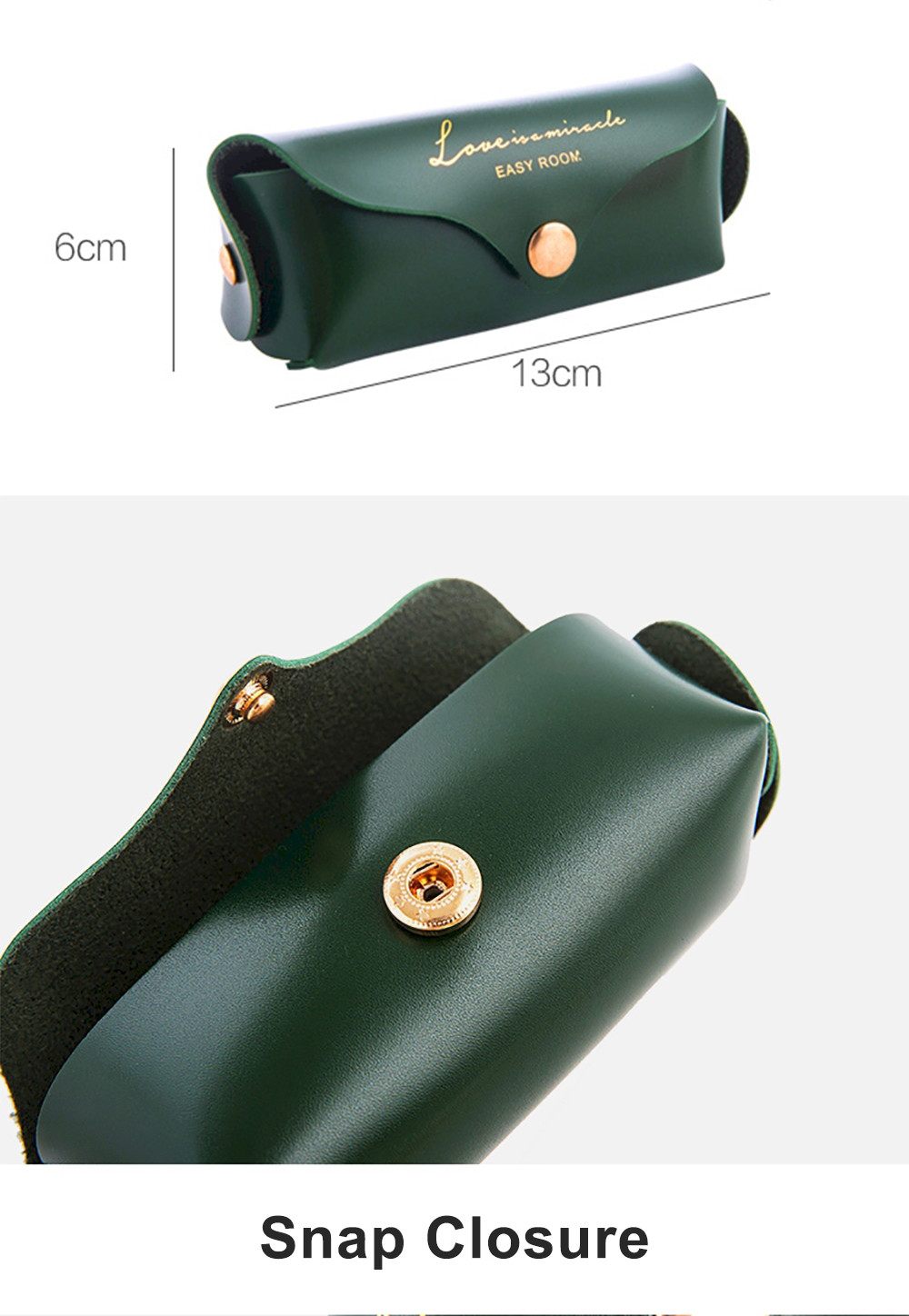 ODM Welcome Travel Lipstick Holder Pantone Color With Snap Button