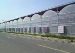 Cooling Plastic Film Vegetable 10m Multi Span Greenhouse