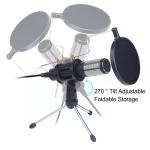 USB Mic 270° Rotation Sound Recording Microphone , Professional Condenser