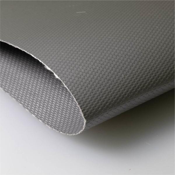 Stainless Steel Reinforced Single Side Silicone Coated Fiberglass Fabric For