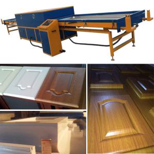 Wholesale MDF laminate cabinet door PVC film vacuum membrane press machine from china suppliers