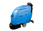 Hardwood Floor Walk Behind Auto Scrubber , Gym Stone Floor Cleaner Machine