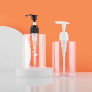 Wholesale 350ml Transparent Plastic Pump Bottle Screen Printing For Cosmetic Packaging from china suppliers