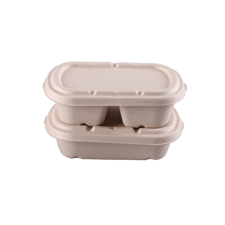 Custom Bagasse Wheat Paper Pulp Storage Box , Biodegradable Sensory Tray