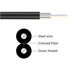 FTTH Drop Cable 1 CORE G657A2 G657A1 Fiber Optic Cable