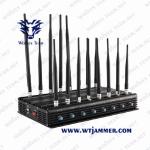 3G 4G 5G GSM Lojack Cell Phone Jammer AC100-240V 35W Remote Control