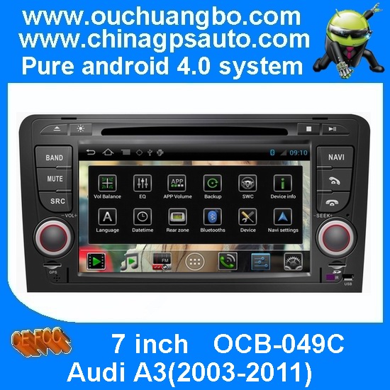 Ouchuangbo Android 4.0 S150 Platform Car DVD 3G Wifi Multimedia Kit Radio Player for Audi A3 2003-2011 OCB-049C