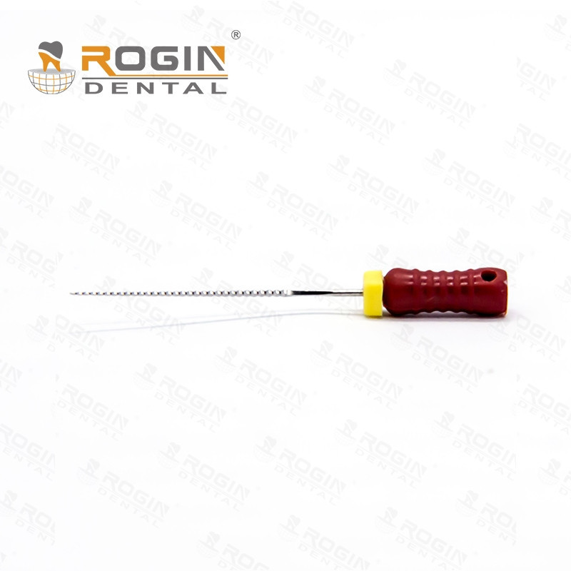6 Pcs K Type Endodontic Hand Files Stainless Steel Material 28 / 31 Mm