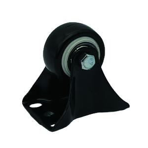 Wholesale 1.5 Inch Rigid Plate Caster Wheels Polyurethane 50kg Load from china suppliers