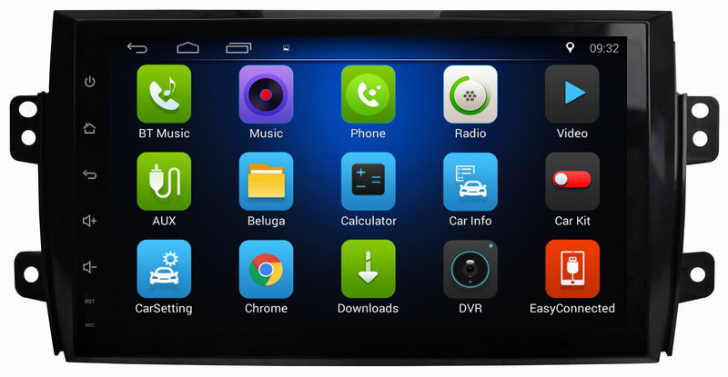 Ouchuangbo car radio gps navigation for Suzuki SX4 with BT USB SWC wifi music reverse camera android 8.1 system
