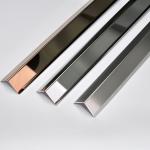 304 316Home Decor Stainless Steel Tile Trim For Bathroom Wall Decoration Trim
