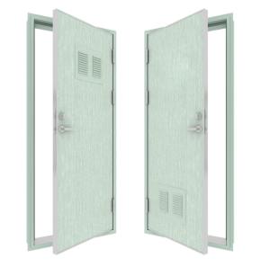 Wholesale Galvanized Steel Fire Rated Garage Entry Door And Frames B30 Class from china suppliers