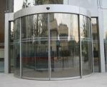 Round Automatic Curved Sliding Door , hotel auto sliding glass door
