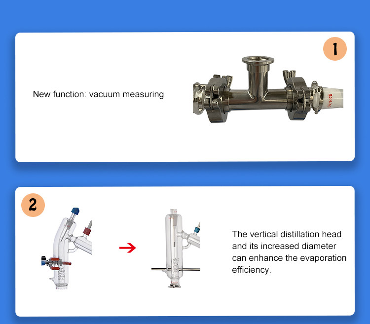 High Borosilicate Vacuum Short Path Distillation Equipment For Lab 5L