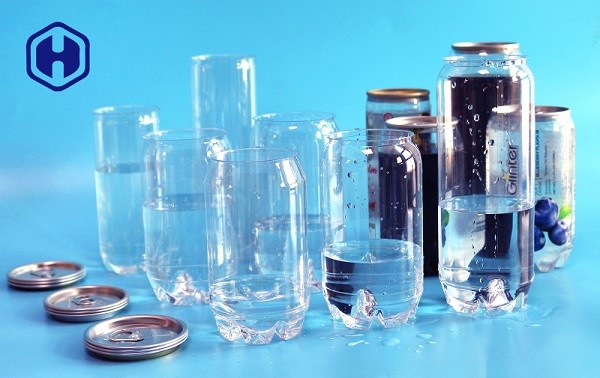 Liquid Drink Clear Plastic Can Biodegradable FDA SGS Certificated