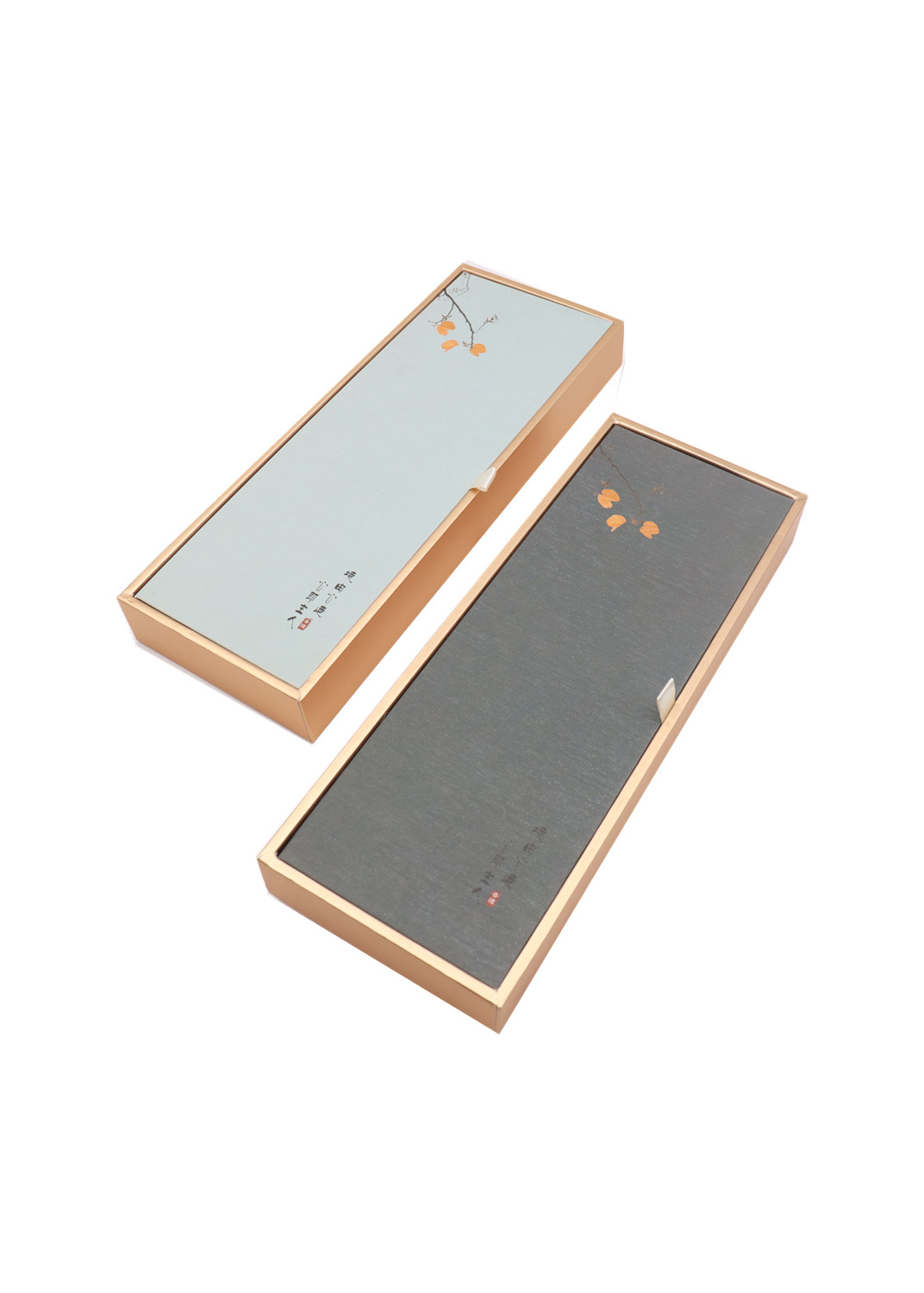 Gloss Varnish Gray Cardboard Paper Gift Packaging Box 1200GSM